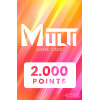 Multi Game Card 2000 Points [GLOBAL]